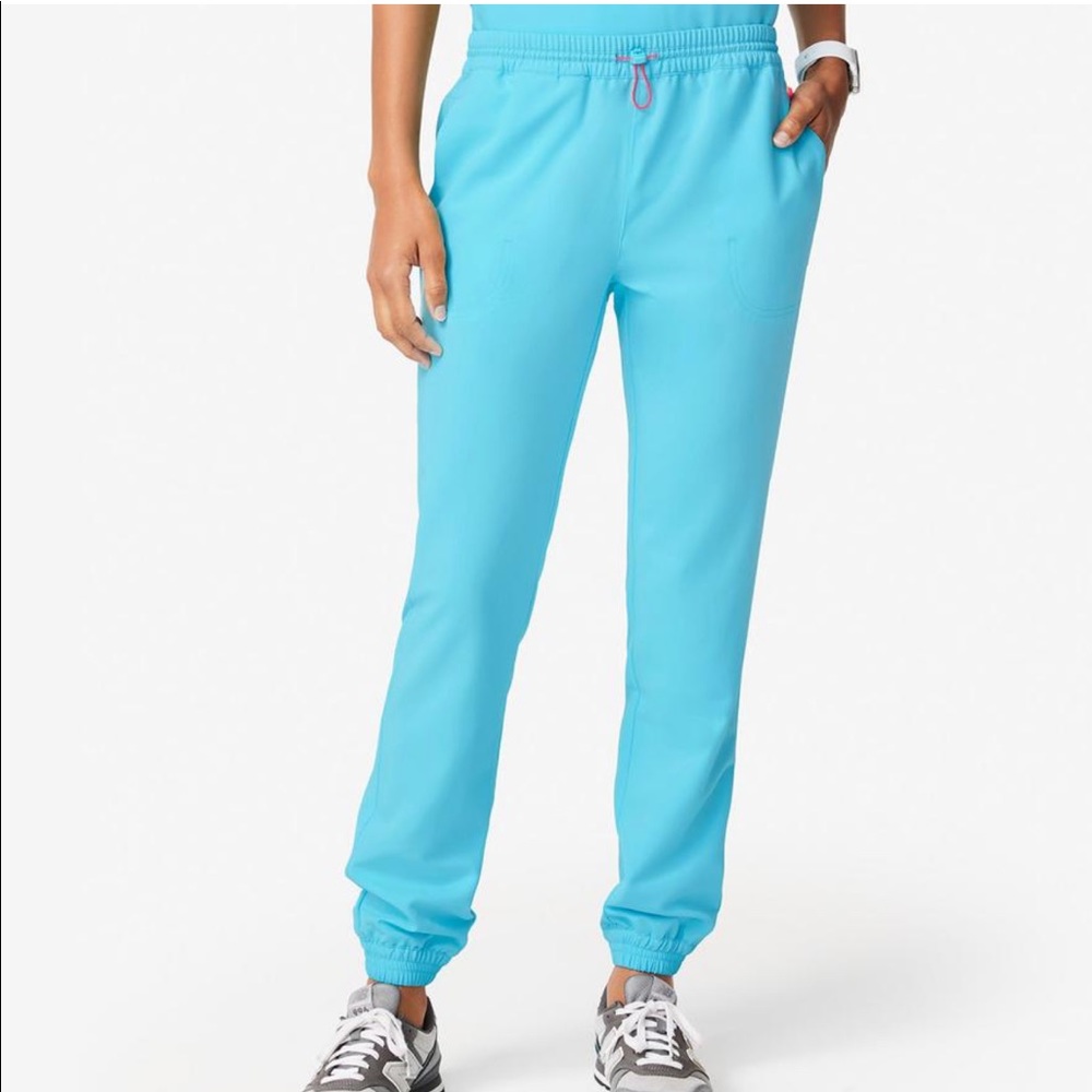 LAST ONE-BNWT Figs Muli Jogger Pants Neon Blue